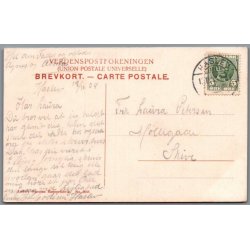 Randers - Theatret og Klubbygningen - Postkort - Brugt