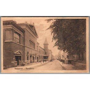Randers - Theatret - Postkort - Brugt