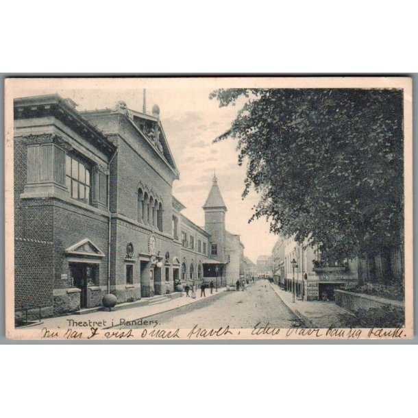 Randers - Theatret - Postkort - Brugt