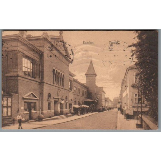 Randers - Theatret - Postkort - Brugt