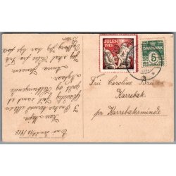 Julemrke 1913 p Postkort