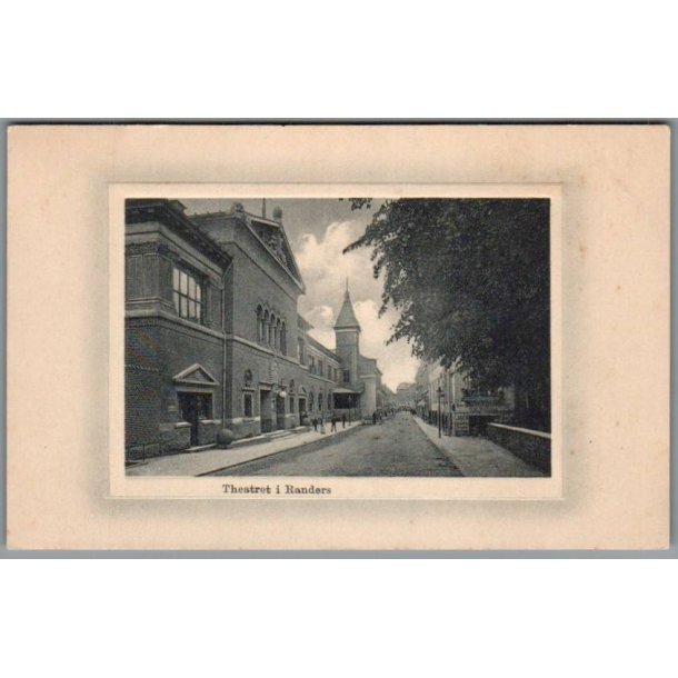 Theateret i Randers - Postkort - Ubrugt