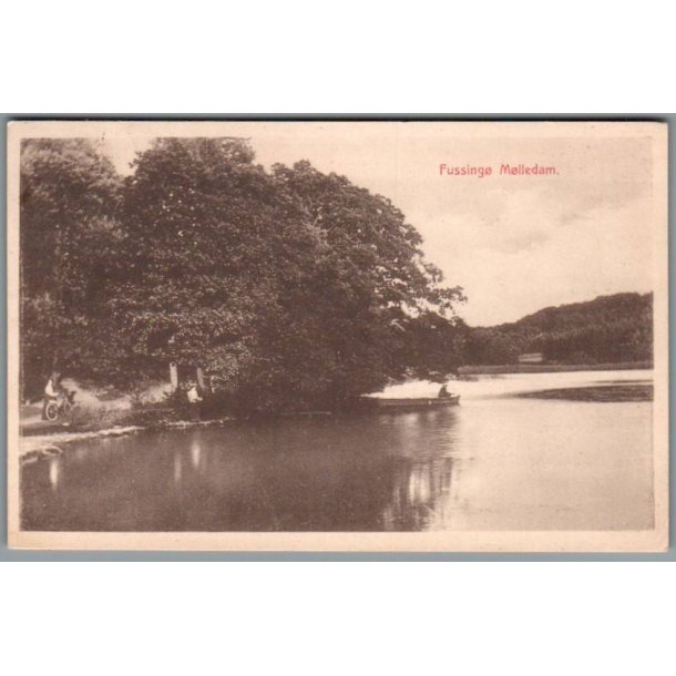 Fussing�  M�lledam - Postkort - Brugt