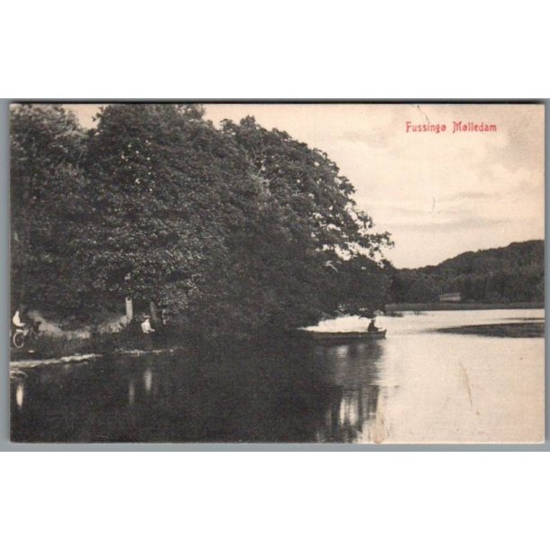 Fussing�  M�lledam - Postkort - Brugt