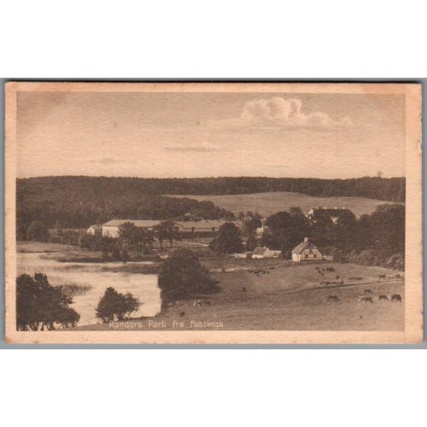 Randers - Parti fra Fussing�  - Postkort - Ubrugt