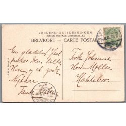 Randers - Udsigt fra Skovbakken - Postkort - Brugt