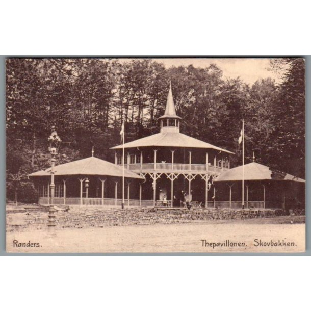 Randers - Thepavillonen - Skovbakken -  Postkort - Brugt