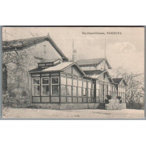 Skydepavillonen - Randers - Postkort - Brugt