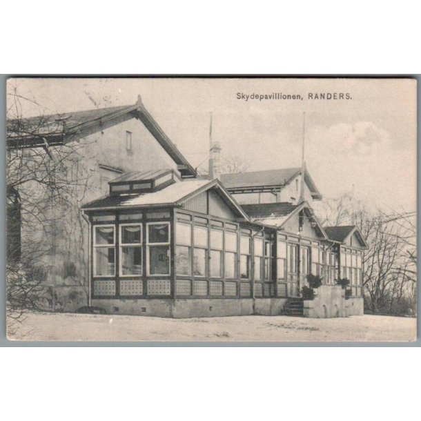 Skydepavillonen - Randers - Postkort - Brugt