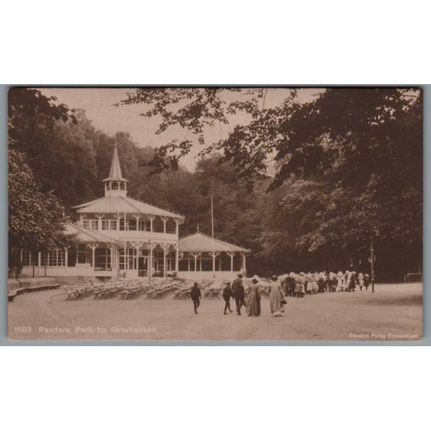 Randers - Parti fra Skovbakken - Postkort - Ubrugt