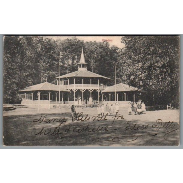 Randers - Pavillonen paa Skovbakken - Postkort - Brugt