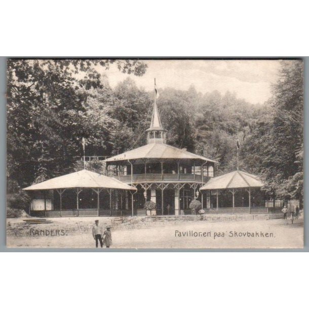 Randers - Pavillonen paa Skovbakken - Postkort - Brugt