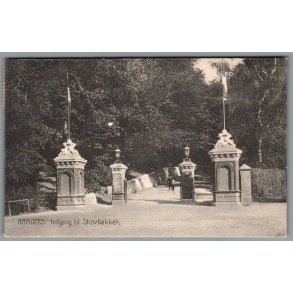 Randers - Indgang til Skovbakken - Postkort - Brugt