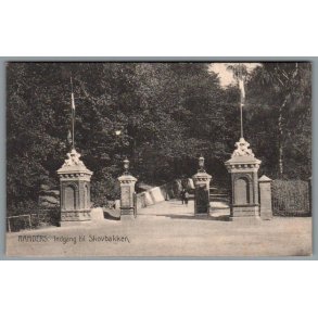 Randers - Indgang til Skovbakken - Postkort - Brugt