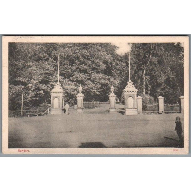 Randers - Indgang til Skovbakken - Postkort - Brugt
