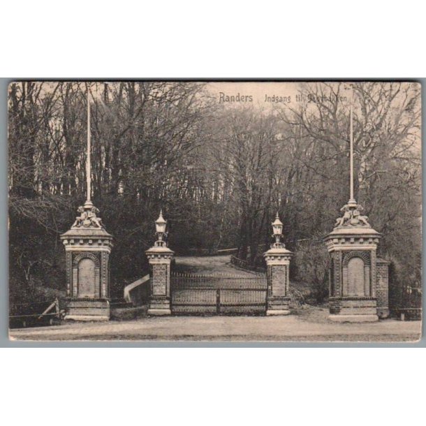 Randers - Indgang til Skovbakken - Postkort - Brugt