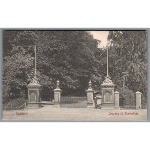 Randers - Indgang til Skovbakken - Postkort - Brugt