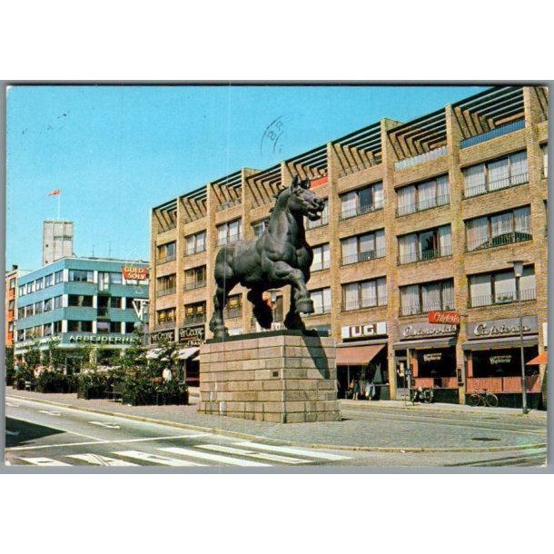 "Den jyske Hingst" - �stervold - Postkort - Brugt