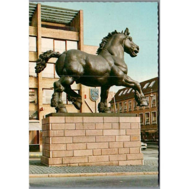 "Den jyske Hingst" - �stervold - Postkort - Brugt