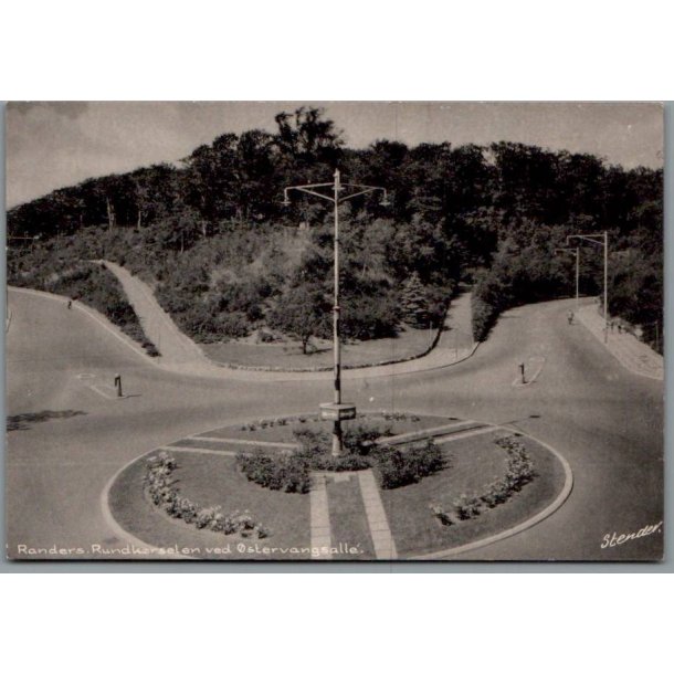 Randers - Rundk�rsel ved �stervangsalle - Postkort - Ubrugt