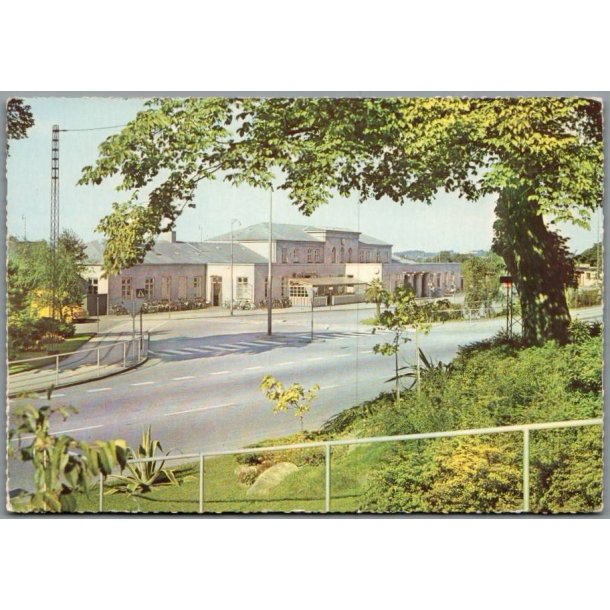 Randers - Ved Banegaarden - Postkort - Ubrugt