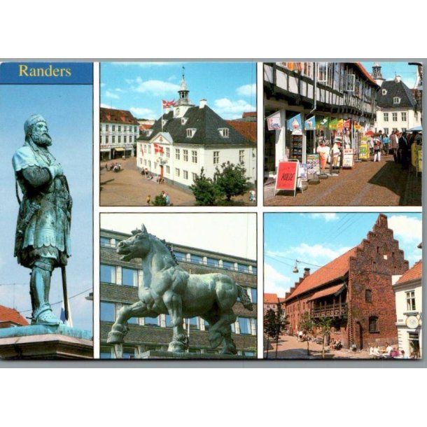 Randers - Partier - Postkort - Brugt