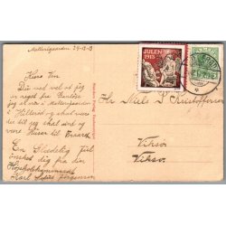 Julemrke 1913 p Postkort