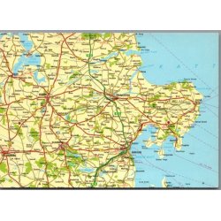 Randers p� kort - Postkort - Ubrugt