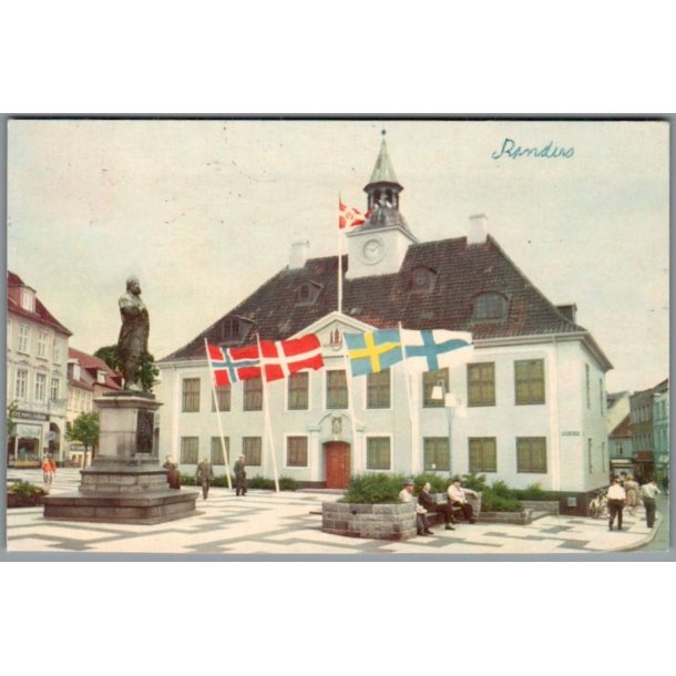 Randers - Raadhuset- Postkort - Brugt