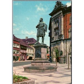 Randers - Niels Ebbesens Statue - Postkort - Ubrugt