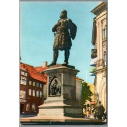 Randers - Niels Ebbesens Statue - Postkort - Ubrugt