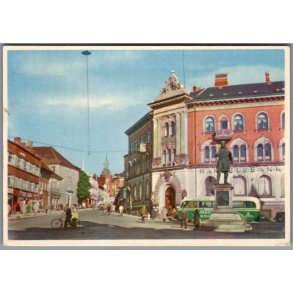 Randers - Niels Ebbesens Statue - Postkort - Brugt