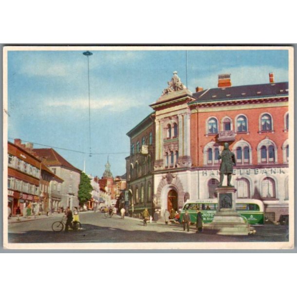 Randers - Niels Ebbesens Statue - Postkort - Brugt