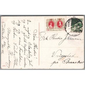 Julemrke 1912 p Postkort