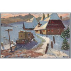 Julemrke 1912 p Postkort