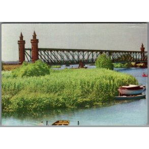 Gudenaabroen - Postkort, - Ubrugt