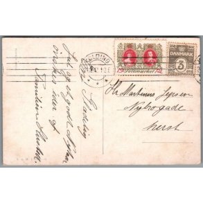 Julemrke 1912 p Postkort