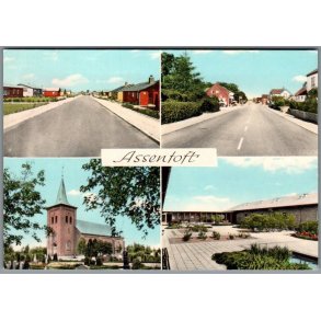 Assenstoft - Postkort - Brugt