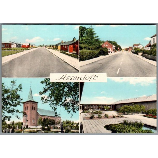 Assenstoft - Postkort - Brugt