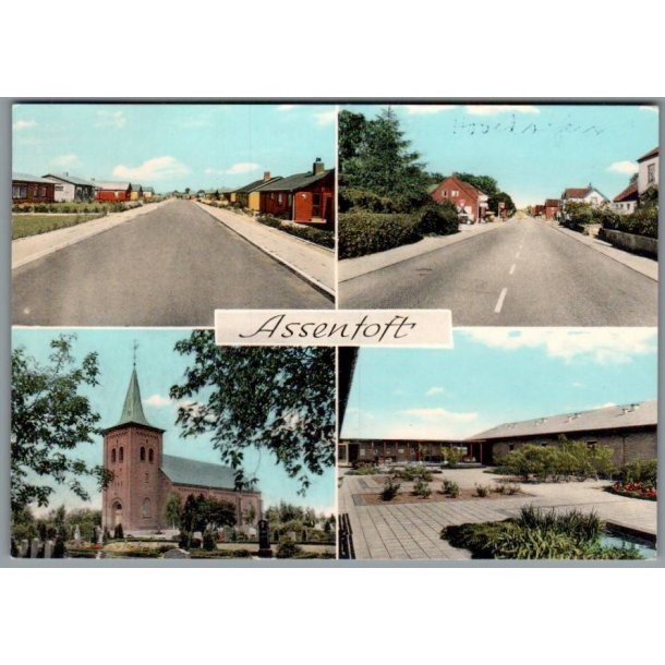 Assenstoft - Postkort - Brugt
