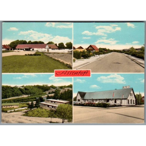 Assenstoft - Postkort - Brugt