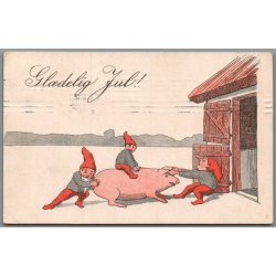 Julemrke 1912 p Postkort