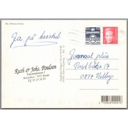 Randers - Sct. Mortens  Kirke - Postkort - Brugt