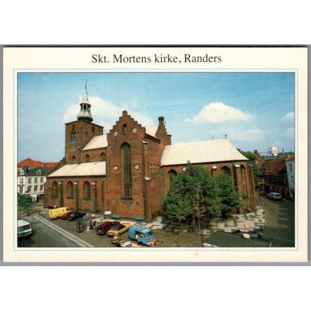 Randers - Sct. Mortens  Kirke - Postkort - Brugt