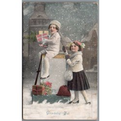 Julemrke 1912 p Postkort