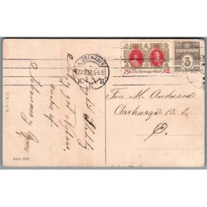 Julemrke 1912 p Postkort