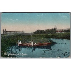 Fra Gudenaaen ved Randers - Postkort - Brugt