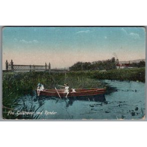 Fra Gudenaaen ved Randers - Postkort - Brugt