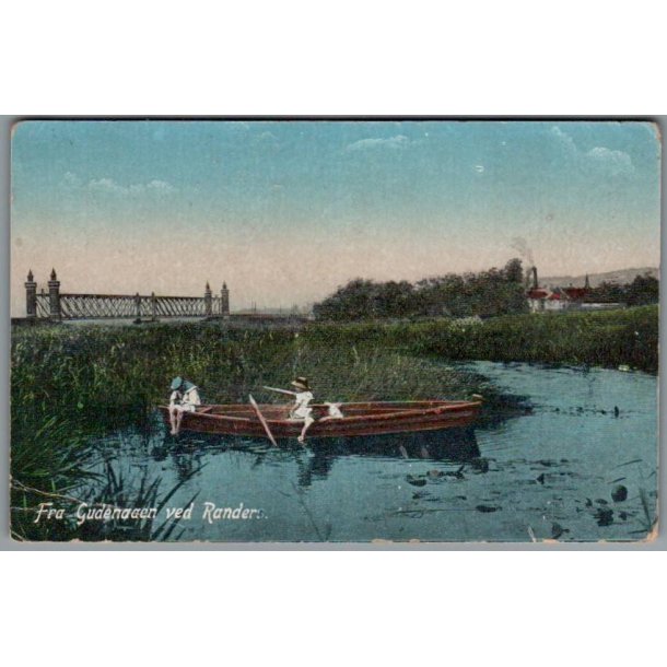 Fra Gudenaaen ved Randers - Postkort - Brugt