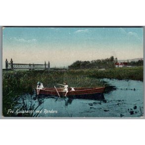 Fra Gudenaaen ved Randers - Postkort - Brugt